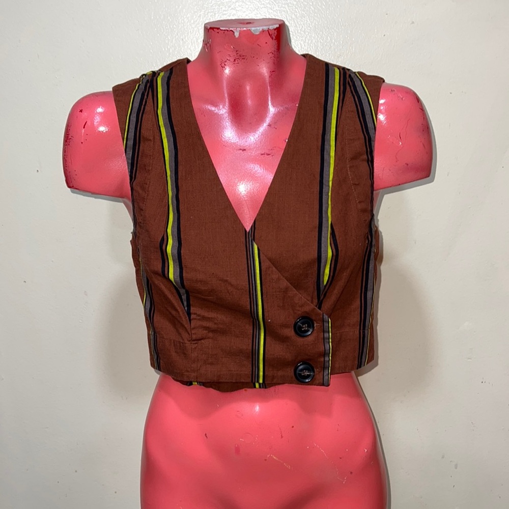 Free People top shirt blouse vest